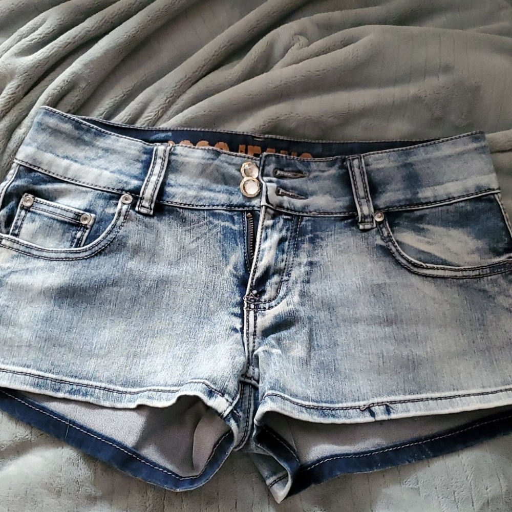 Stretch Jean Shorts with Bling!